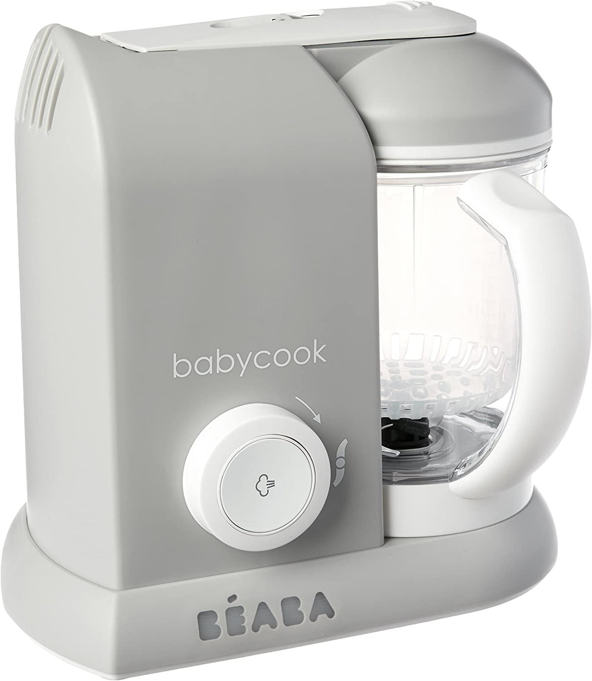 BEABA Babycook ROBOT KUCHENNY 4w1 parowar, mikser, podgrzewacz, rozmrażacz, szary