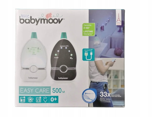 BABYMOOV Easy Care baby monitor audio digital cu rază de acțiune de 500 m și funcție VOX