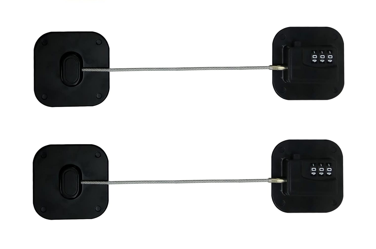 CHILD SAFETY LOCK Zahlenschloss für Schränke und Schubladen 2 Stück