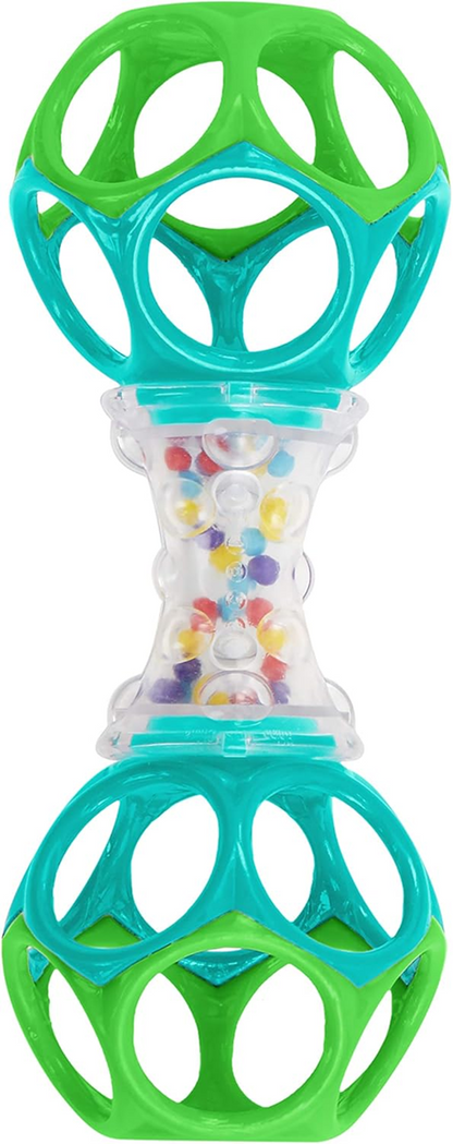 BRIGHT STARTS Soothers & Shakers Spielzeugset für Babys, 7-teilig, ab 6 Monaten