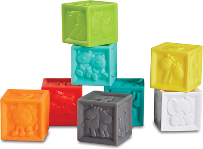 INFANTINO Senso Balls, Blocks & & Buddies Silikonspielzeug 20-teilig