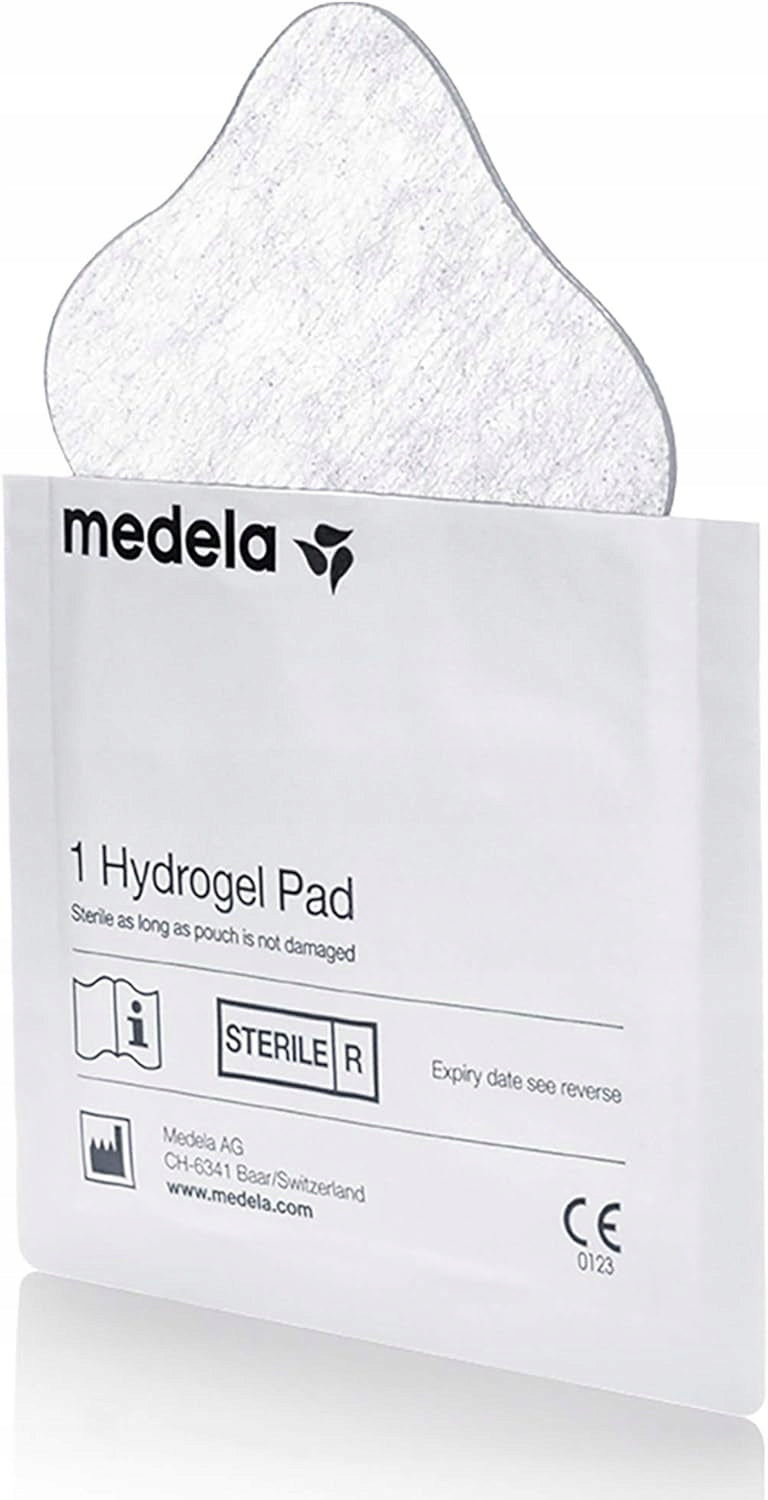 MEDELA hydrożelowe nakładki na obolałe brodawki x3, hydrożelowa wkładka na bolesne brodawki