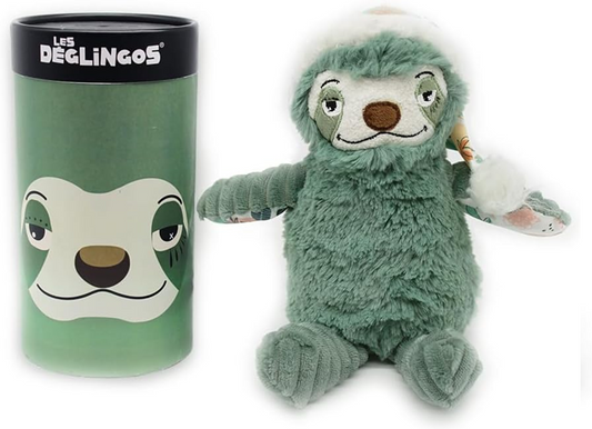 LES DEGLINGOS sloth Chillos plush cuddly toy