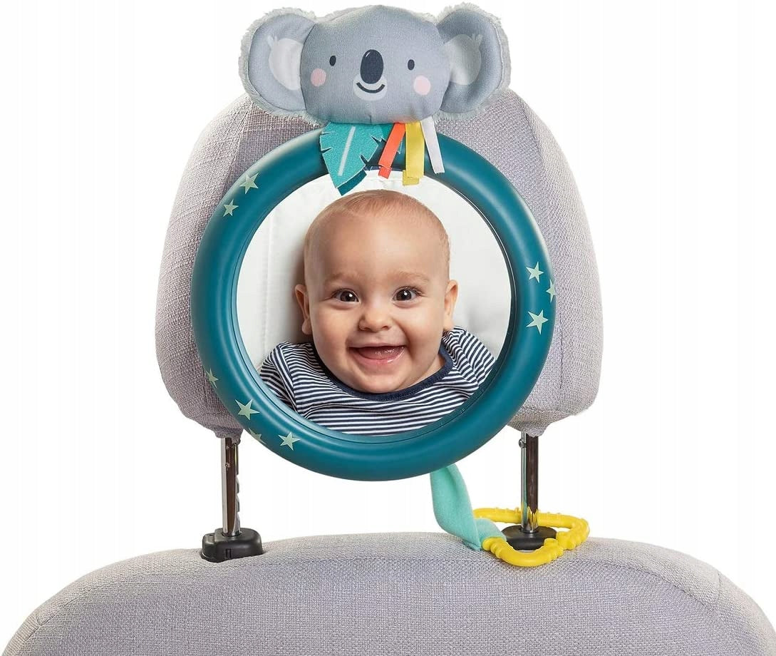 TAF TOYS lusterko do samochodu z koalą, bezpieczne lusterko dla niemowląt 0+ z szerokim kątem widzenia