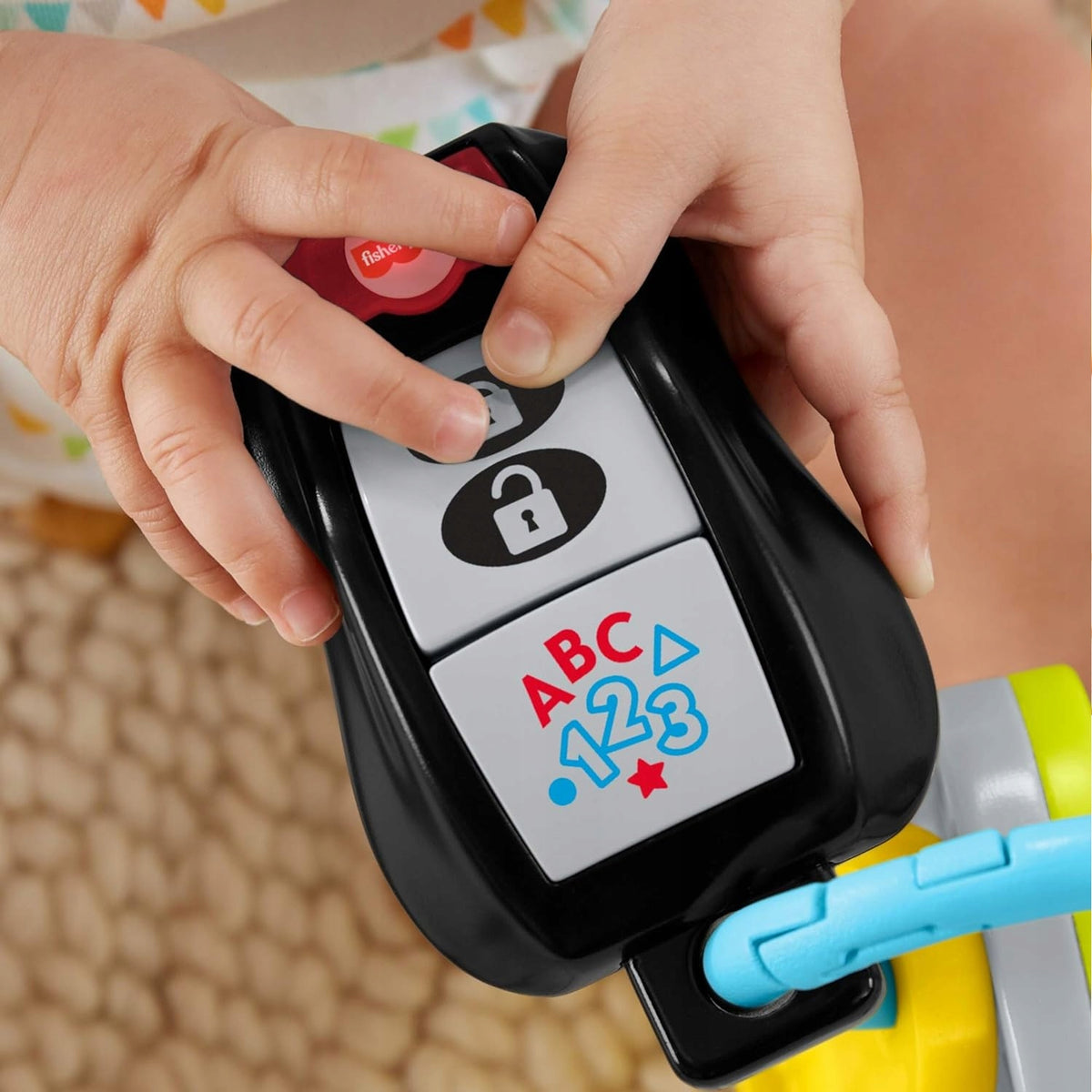 FISHER-PRICE Interaktive Autoschlüssel mit Schlüsselanhänger DEUTSCH