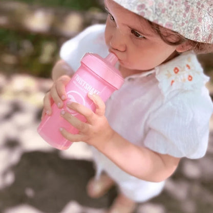 TWISTSHAKE Kid Cup Trinklernbecher mit Trinktülle und Mixer 360 ml 12 m+