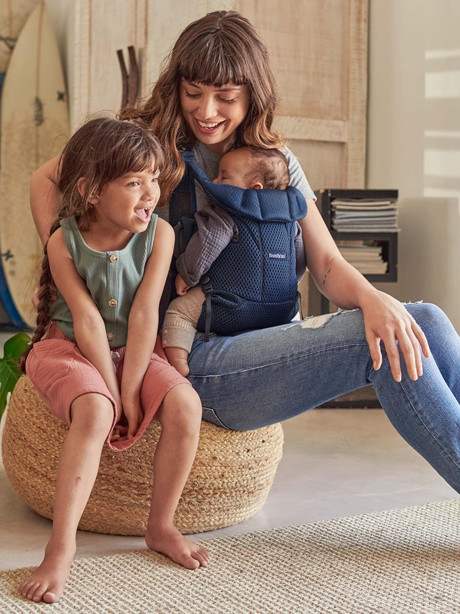 BABYBJORN Move Airy Mesh ergonomische Babytrage 3,5-12kg