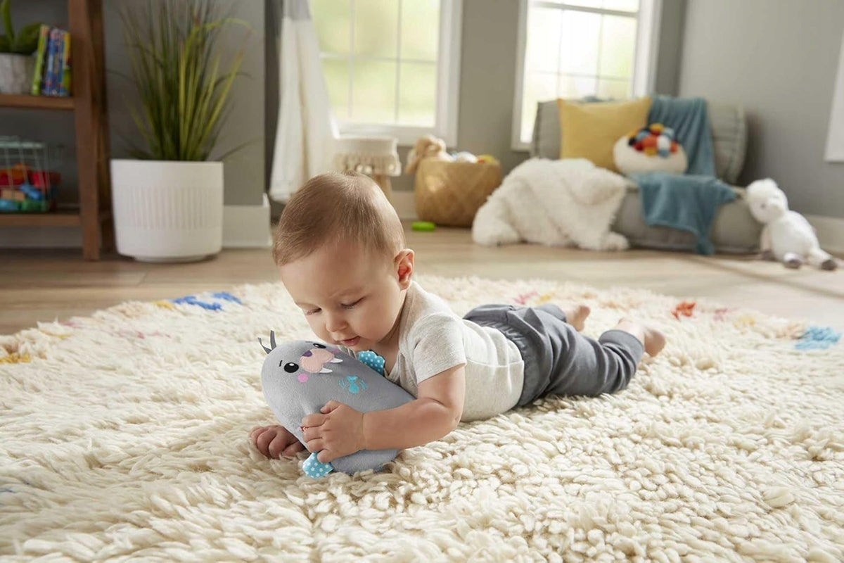 FISHER-PRICE Chill Vibes Kuscheltier mit Melodien und Vibrationen WALROSS 17 cm