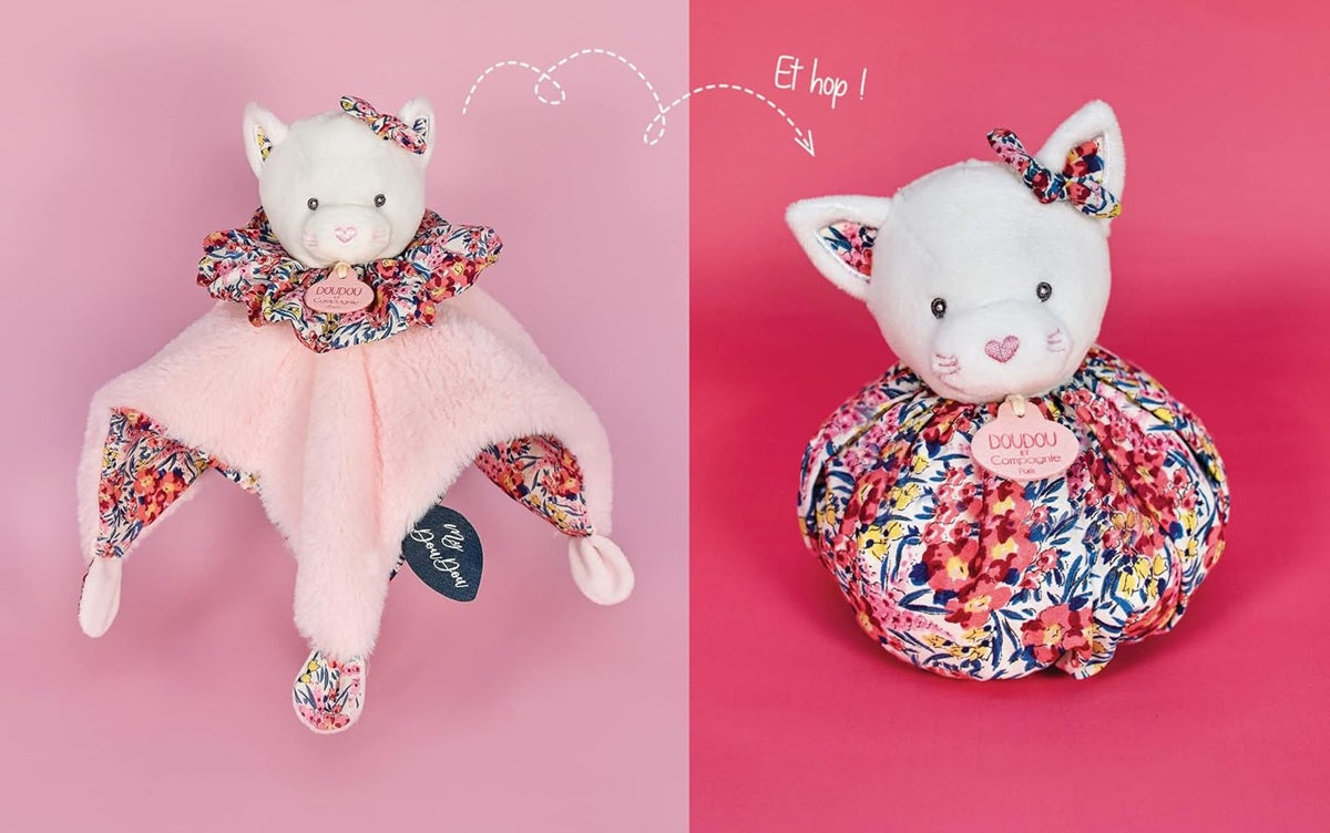 DOUDOU et COMPAGNIE Schnuffeltuch Bär Kuscheltuch 25 cm