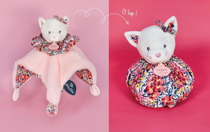 DOUDOU et COMPAGNIE Schnuffeltuch Bär Kuscheltuch 25 cm