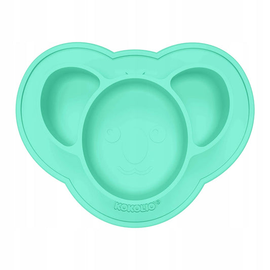 KOKOLIO placemat met bord met 3 VAKKEN antislip