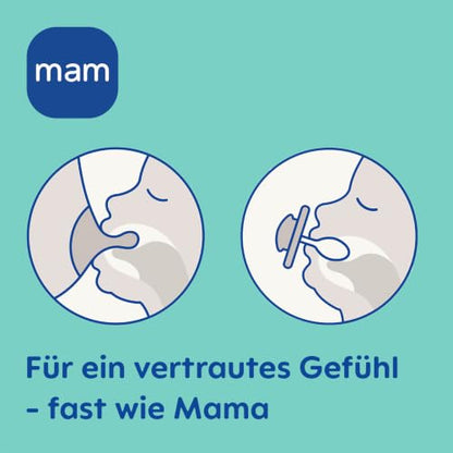 MAM Comfort Beruhigungsschnuller für Neugeborene 0-3m x2
