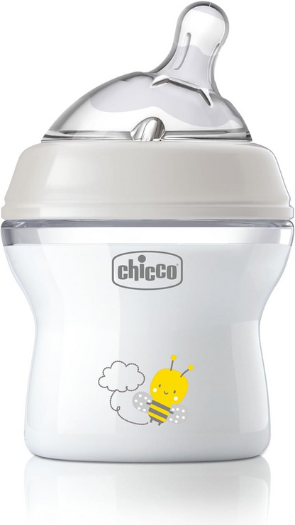 CHICCO NaturalFeeling cumisüveg, 150 ml, 0+, lassú átfolyású