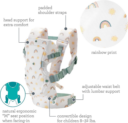 INFANTINO Flip 4-in-1 ergonomische Babytrage 3-14,5kg