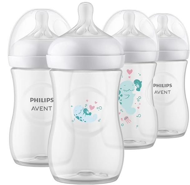 PHILIPS AVENT Natural RESPONSE Flasche 260 ml 1 Monat+ x4