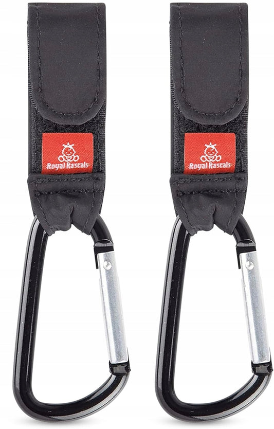 ROYAL RASCALShandles for attaching the bag to the frame of the pramcolour black and redwidth 5 cm, length 14