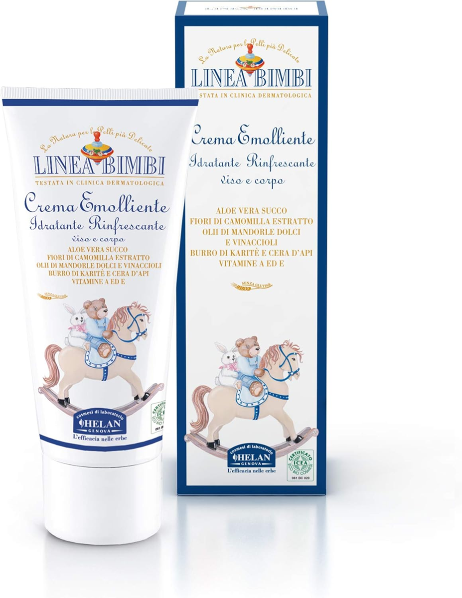 HELAN Linea Bimbi Set zur Babypflege SHAMPOO CREMES PUDER TÜCHER