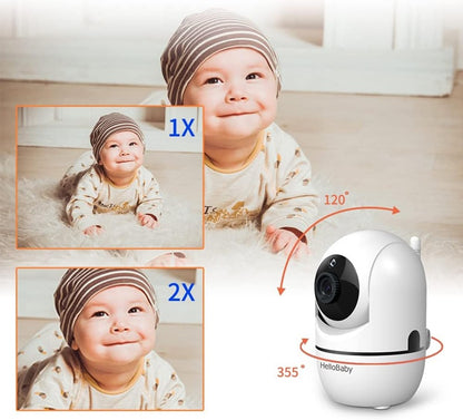 HELLO BABY HB65 дистанционно управлявана електронна бебефон 3,2" TFT LCD