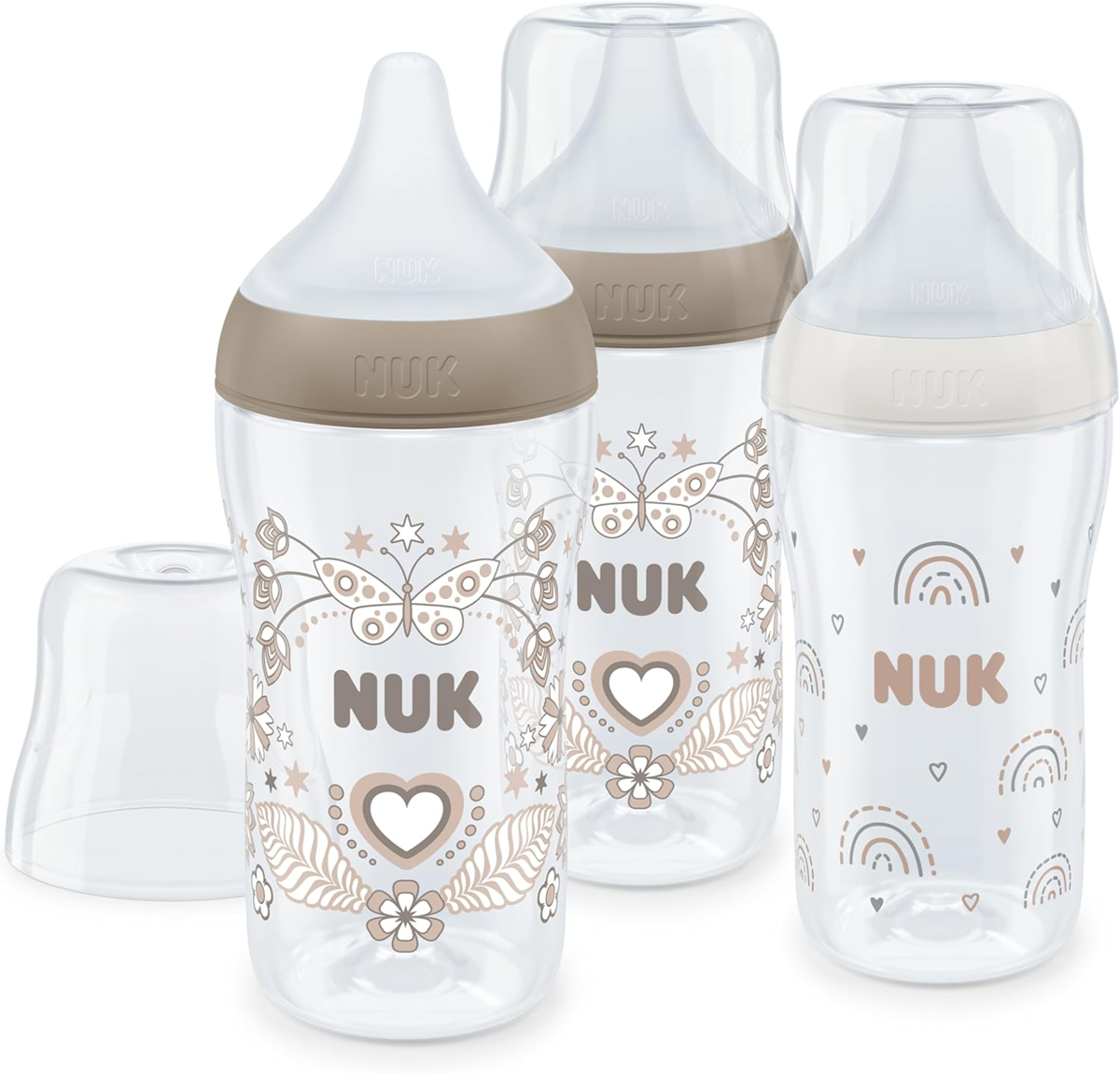NUK Perfect Match Starterset Babyflaschen 260ml x3