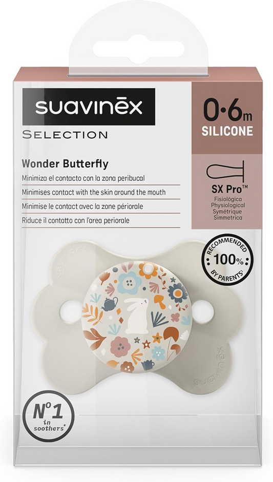 SUAVINEX SX PRO SELECTION symmetrical silicone pacifiers