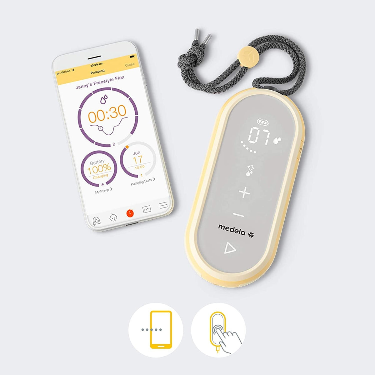 MEDELA Freestyle Flex Doppelte elektrische Milchpumpe 2-Phasen