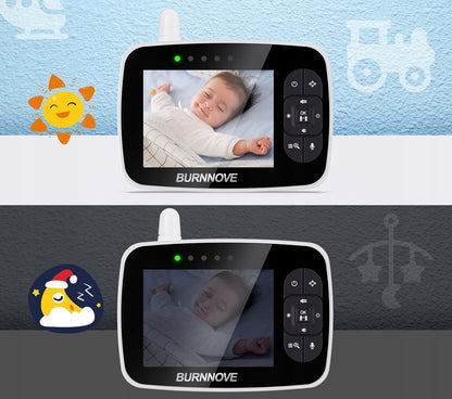 BURNNOVE SM35PTZ ferngesteuertes Babyphone 3,5"