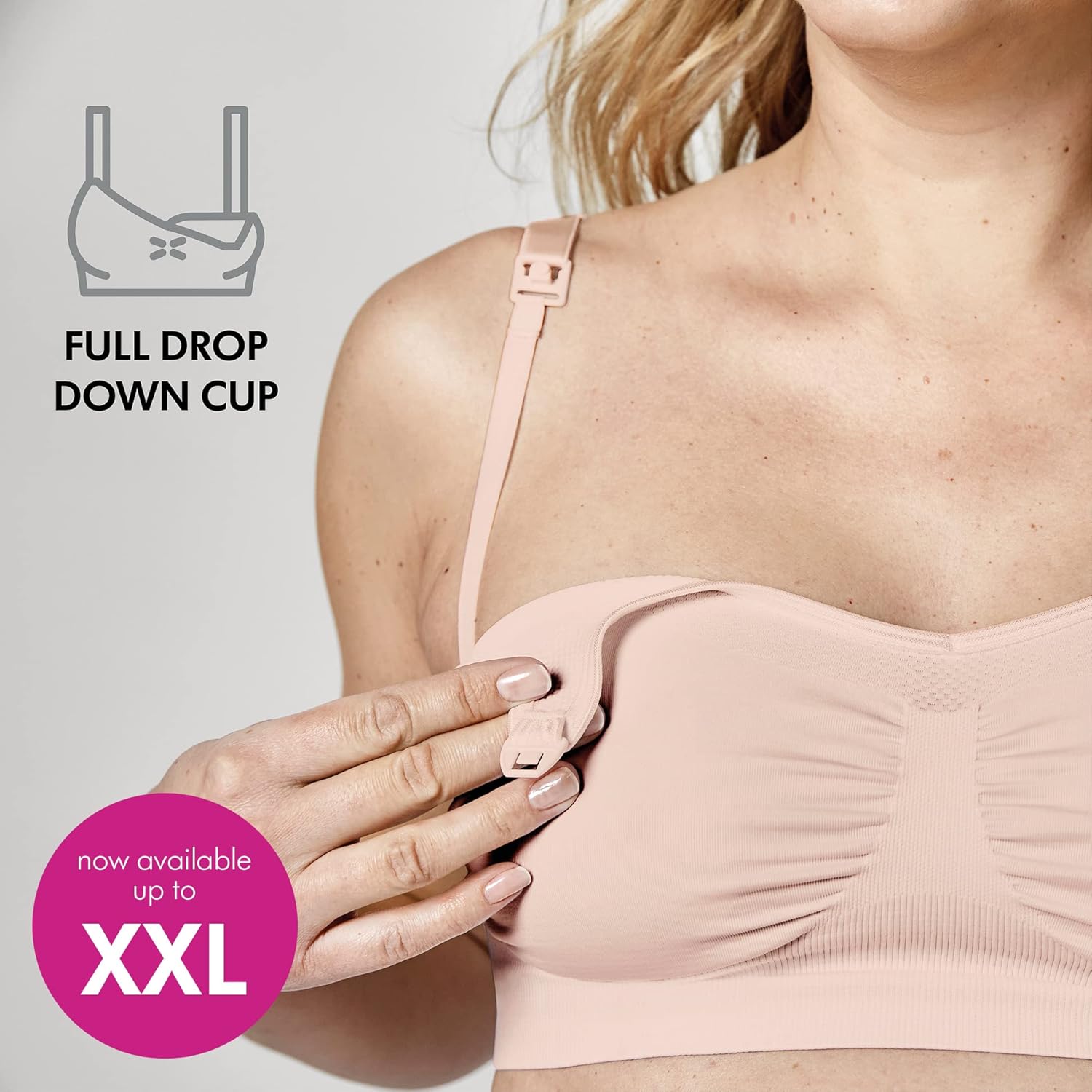 MEDELA KEEP COOL ULTRA biustonosz do karmienia bezszwowy XL