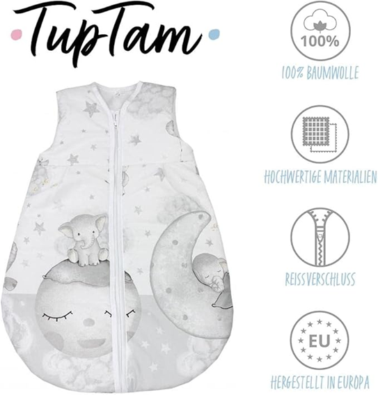 TUPTAM Ganzjahresschlafsack 2,5TOG Gr.56-62