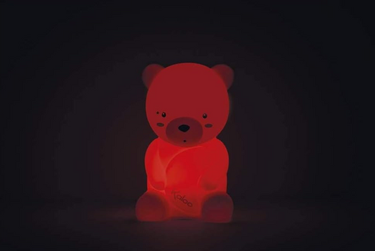 KALOO LED-Silikon-Nachtlicht 3 Farben 18 cm BÄR – Produktfoto 2