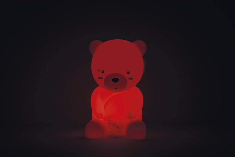 KALOO Silikon-LED-Nachtlicht 3 Farben 18 cm BÄR