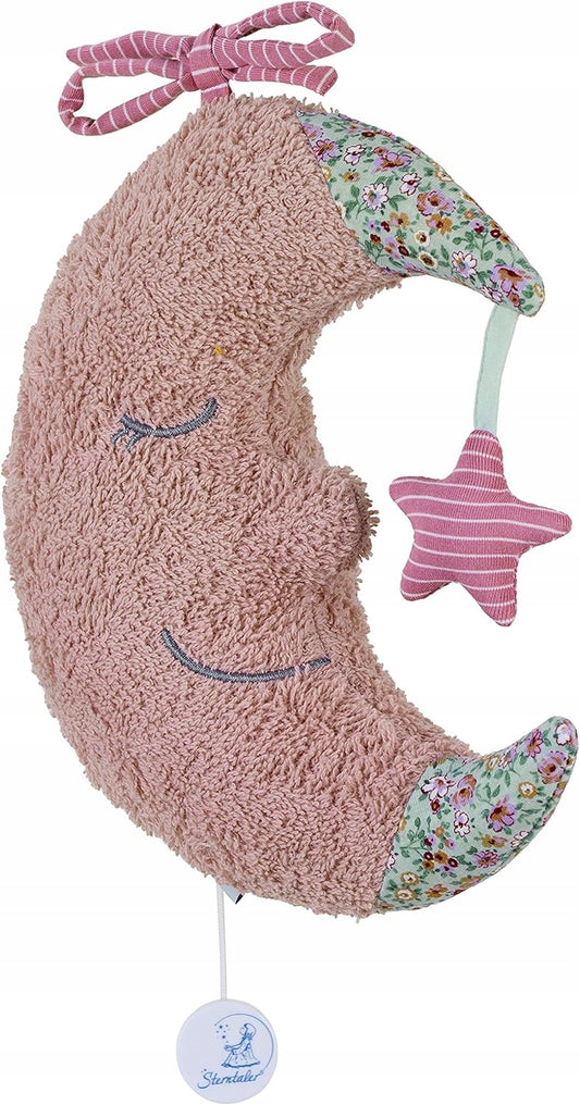STERNTALER colgante de peluche con caja de música LUNA 20 cm