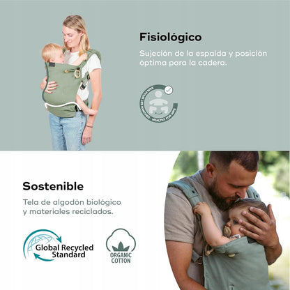 BABYMOOV MOOV&BOOST nosidełko ergonomiczne podwyższenie 2w1, fizjologiczne i z organicznej bawełny