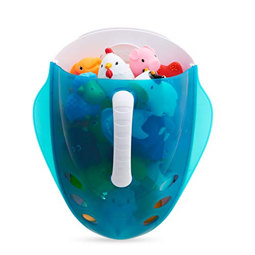 Munchkin Bath Toy Scoop Korb für Badespielzeug blau