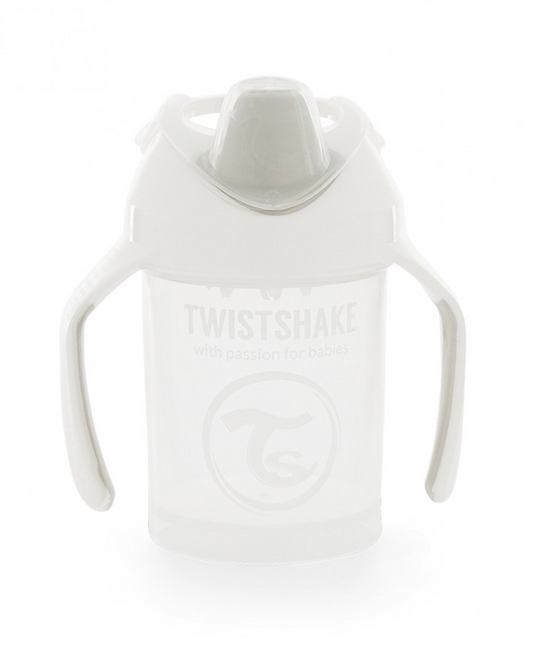 TWISTSHAKE Mini Cup nerozlievací pohár s náustkom a mixérom 230 ml 4 m+