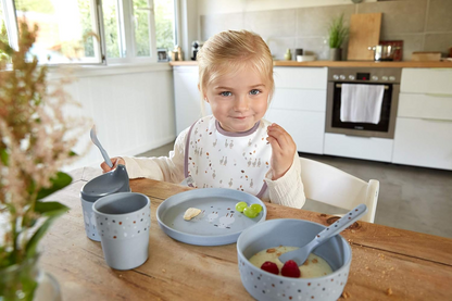 LÄSSIG Tiny Farmer Biokomposit-Teller 2 x 18 cm 6 m+ SCHAFE