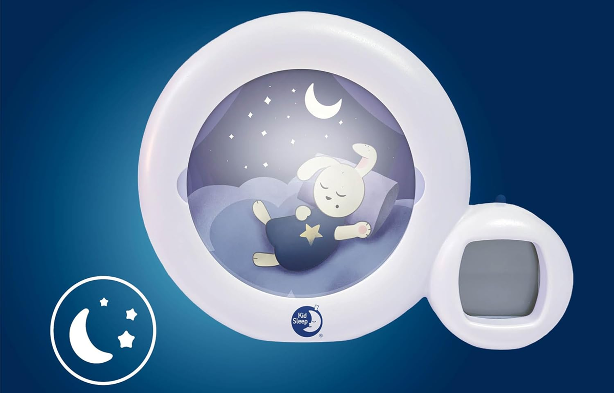 PABOBO Kid'Sleep Moon 3 în 1, ceas deșteptător educativ