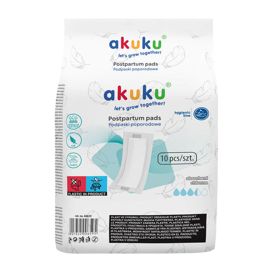 AKUKU Wochenbettbinde 14,5x36,5cm 10Stk.