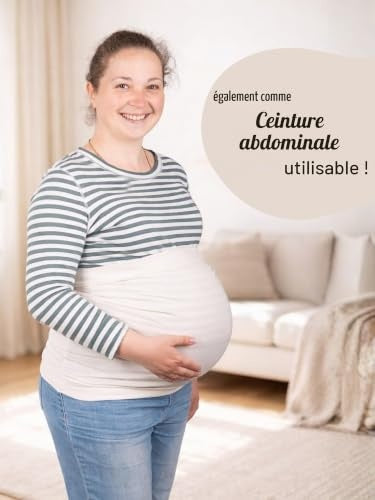 HOPPEDIZ Baby Bonding Top zum Känguruhen anthrazit M