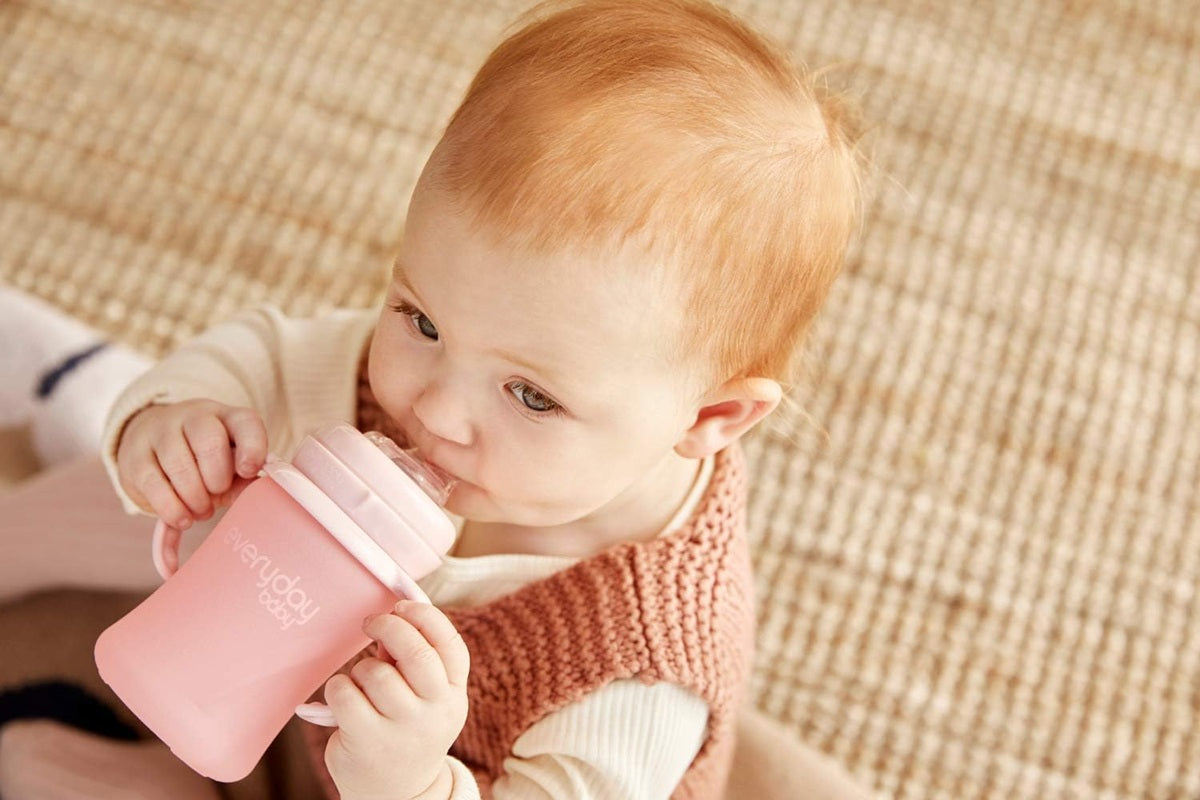 EVERYDAY BABY Sippy Cup Trinklernbecher Glas 150 ml 6m+