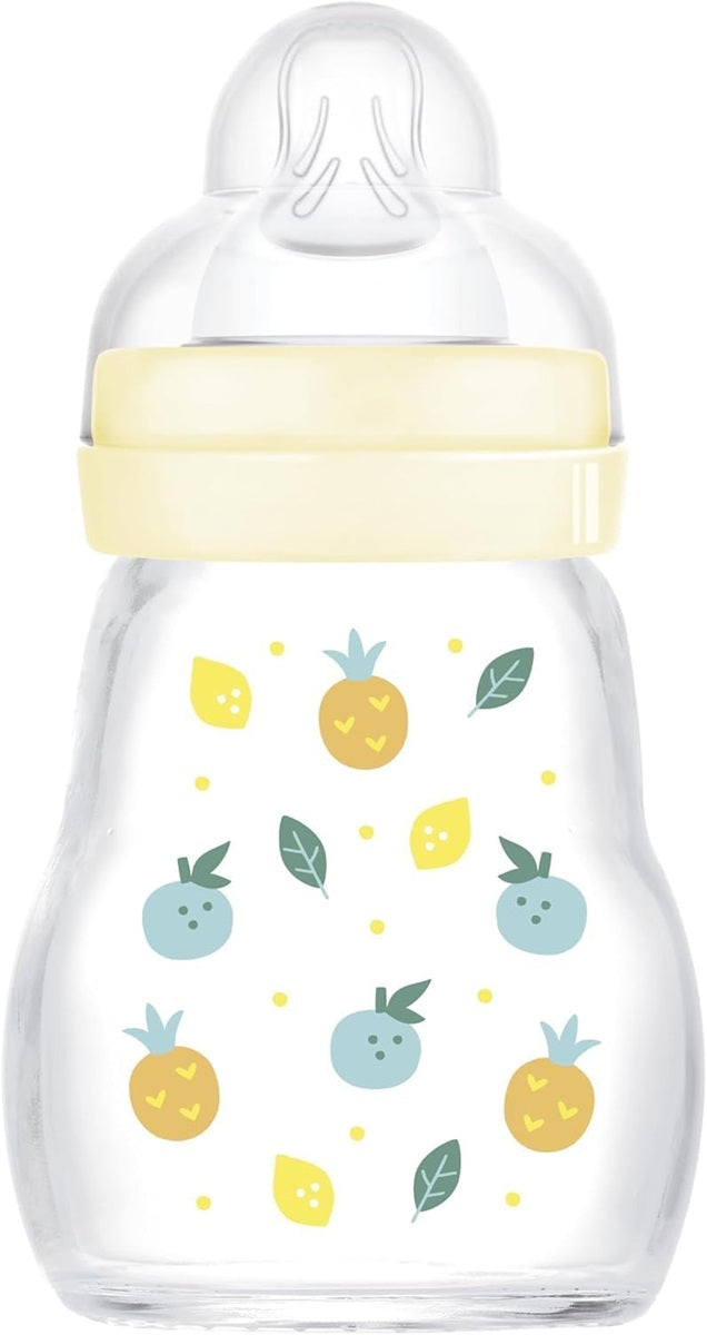 MAM Feel Good Glasflasche 170 ml 0 m+ Sauger 1