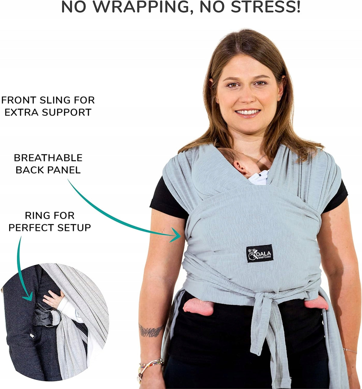KOALA BABYCARE 2-in-1 Babytragetuch