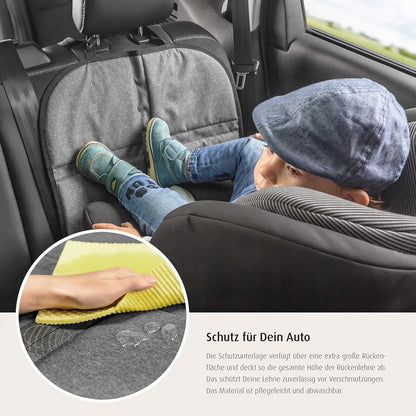 REER TravelKid MaxiProtect podkładka pod fotelik samochodowy chroni kanapę przed zabrudzeniami i odciskami