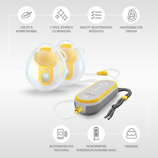 MEDELA Freestyle Flex doppelte freihändige Milchpumpe – Produktbild 2
