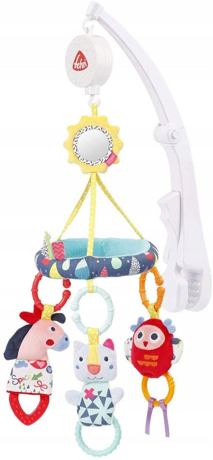 FEHN Color Friends Spieluhr-Mobile für das Babybett