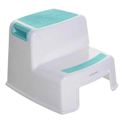 DREAMBABY zweistufiger Kindertritt weiß-blau