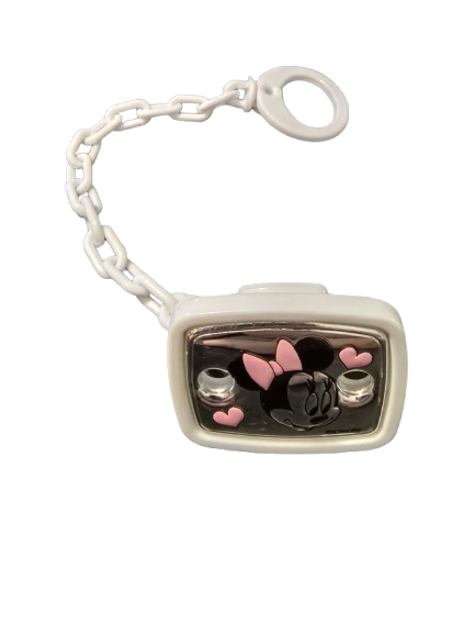 VALENTI DISNEY Minnie Schnulleretui + Kette PVD-Beschichtung (Silber)