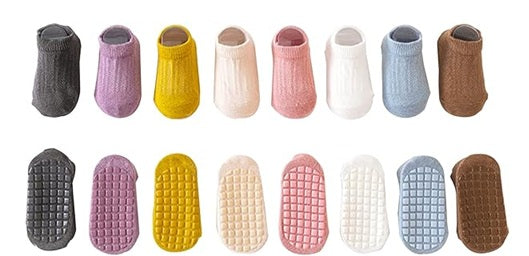 WDMIYA Anti-Rutsch-Socken für Kleinkinder M 1-3 Jahre x8