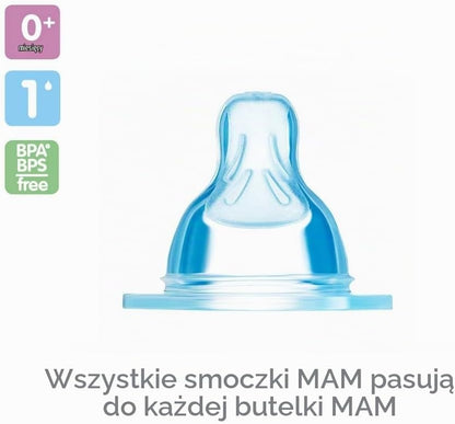 MAM Flaschensauger Größe 1 SkinSoft 0m+ x2