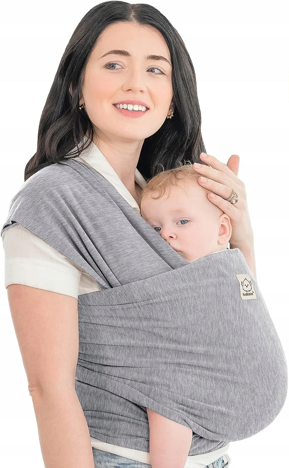 KEABABIES elastisches Babytragetuch 520 x 55