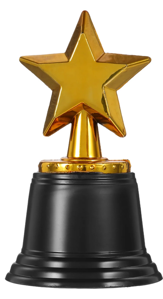 TODDMOMY Plastik-Statuette Trophäe STERN 12 cm